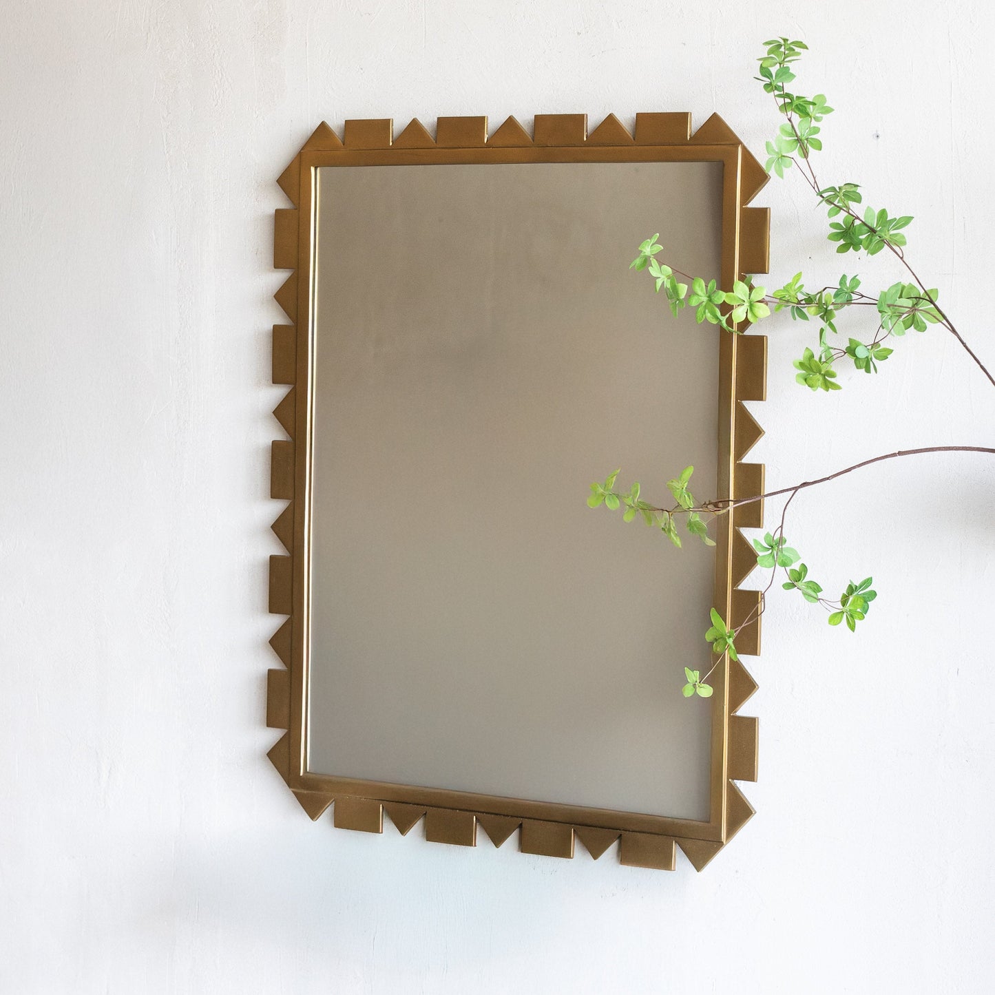 Caian Antique Brass Wall Mirror