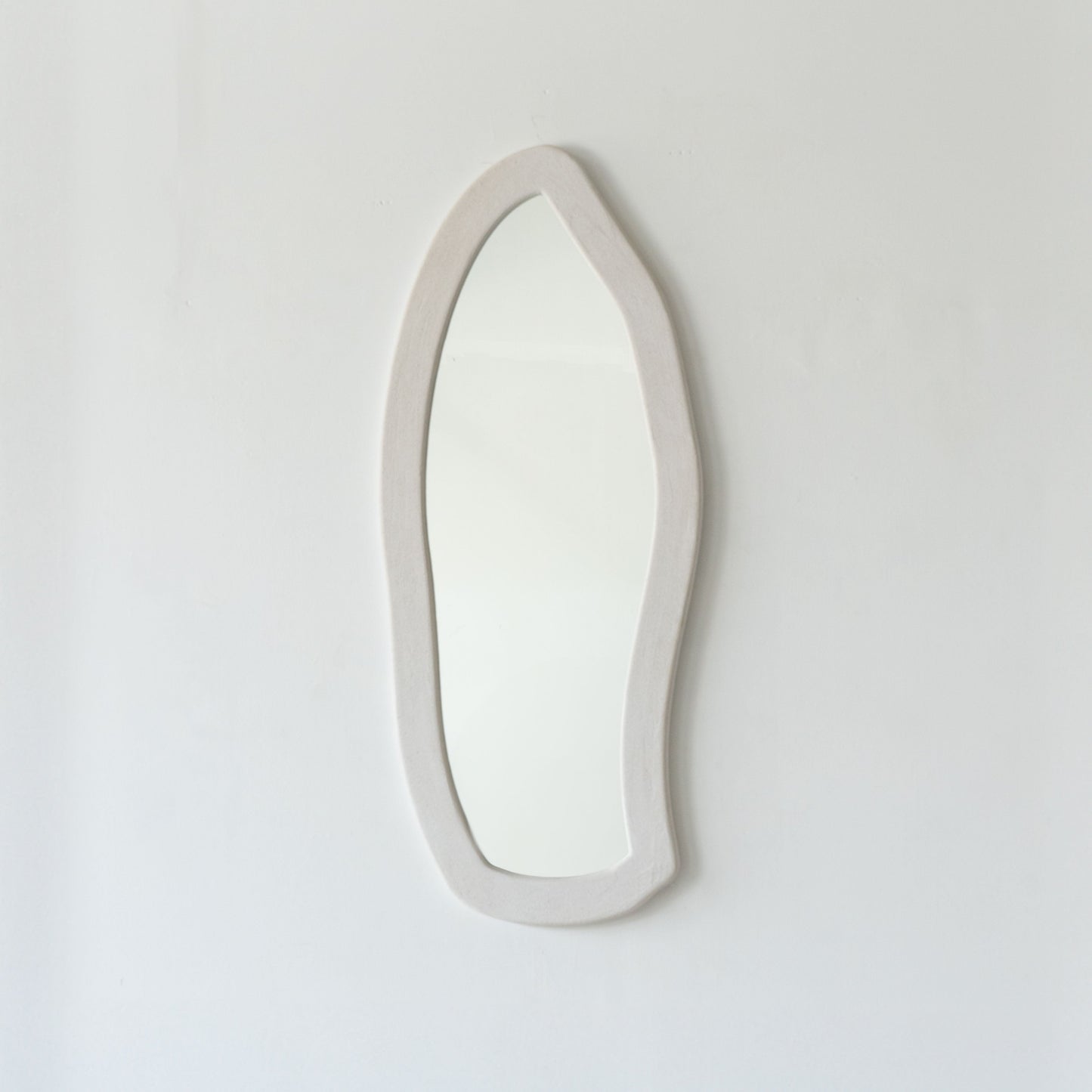 Alaska Handmade White Wall Hanging Mirror - Small