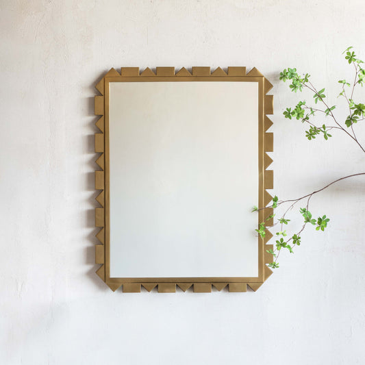 Caian Antique Brass Wall Mirror