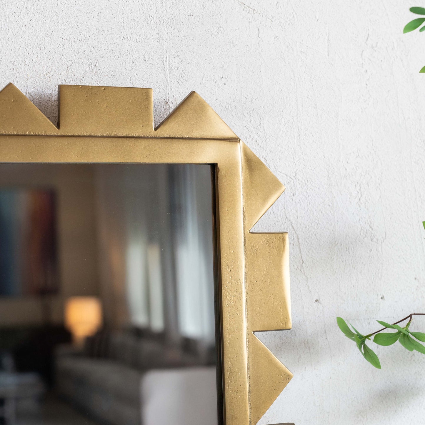 Caian Antique Brass Wall Mirror