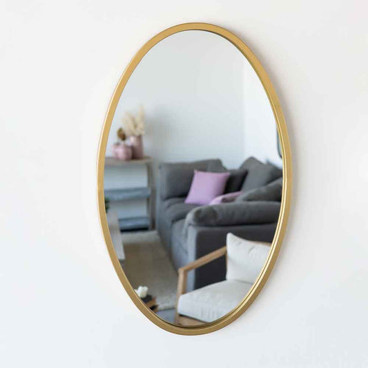 Round Mirror Gold Frame