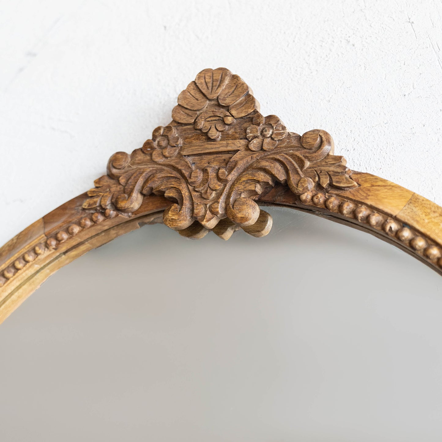 Narcissus Solid Wood Wall Mirror - Natural