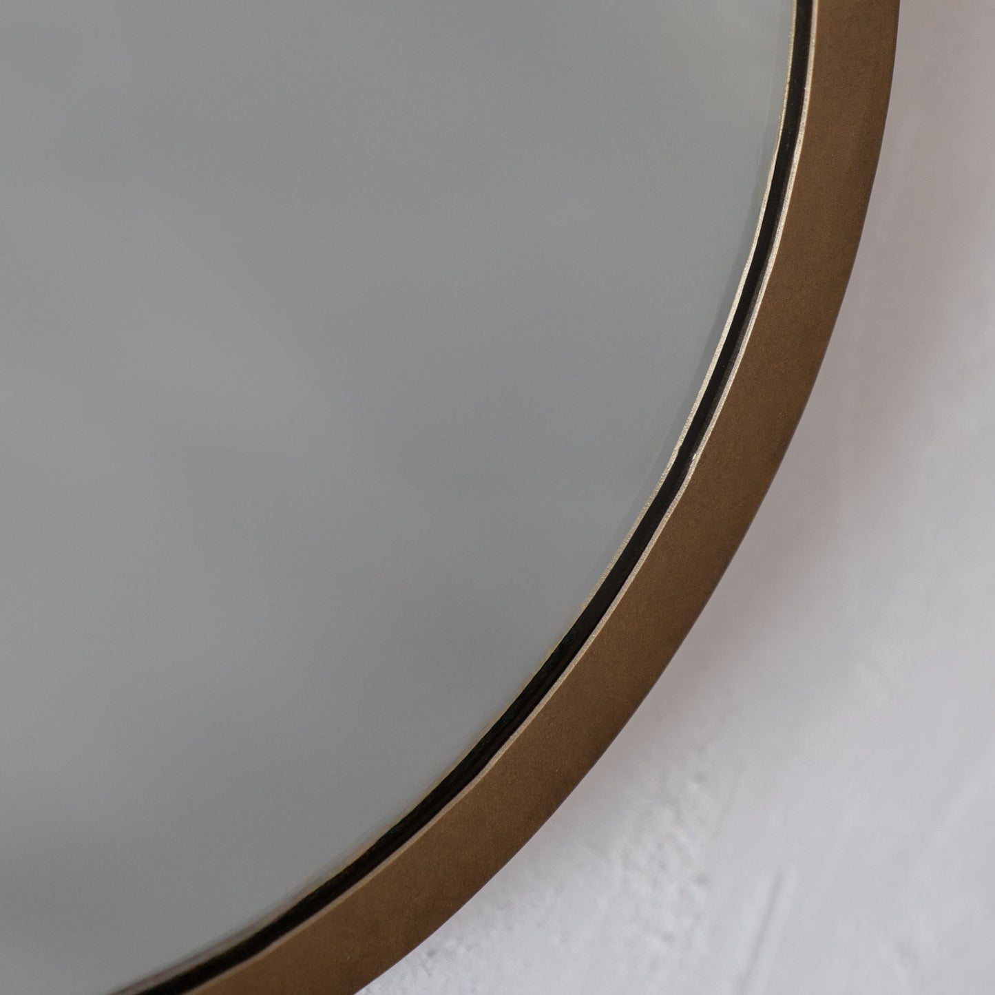 Willow Glow Brass Frame Vintage Curve Arch Wall Mirror