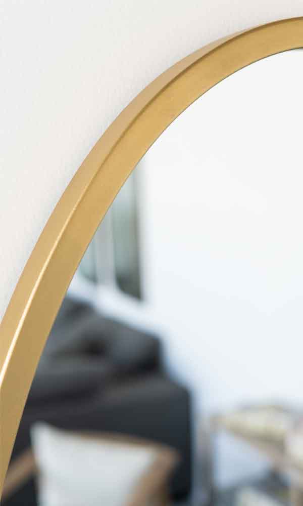 Round Mirror Gold Frame